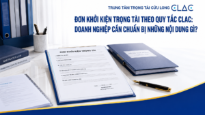 đơn khởi kiện trọng tài